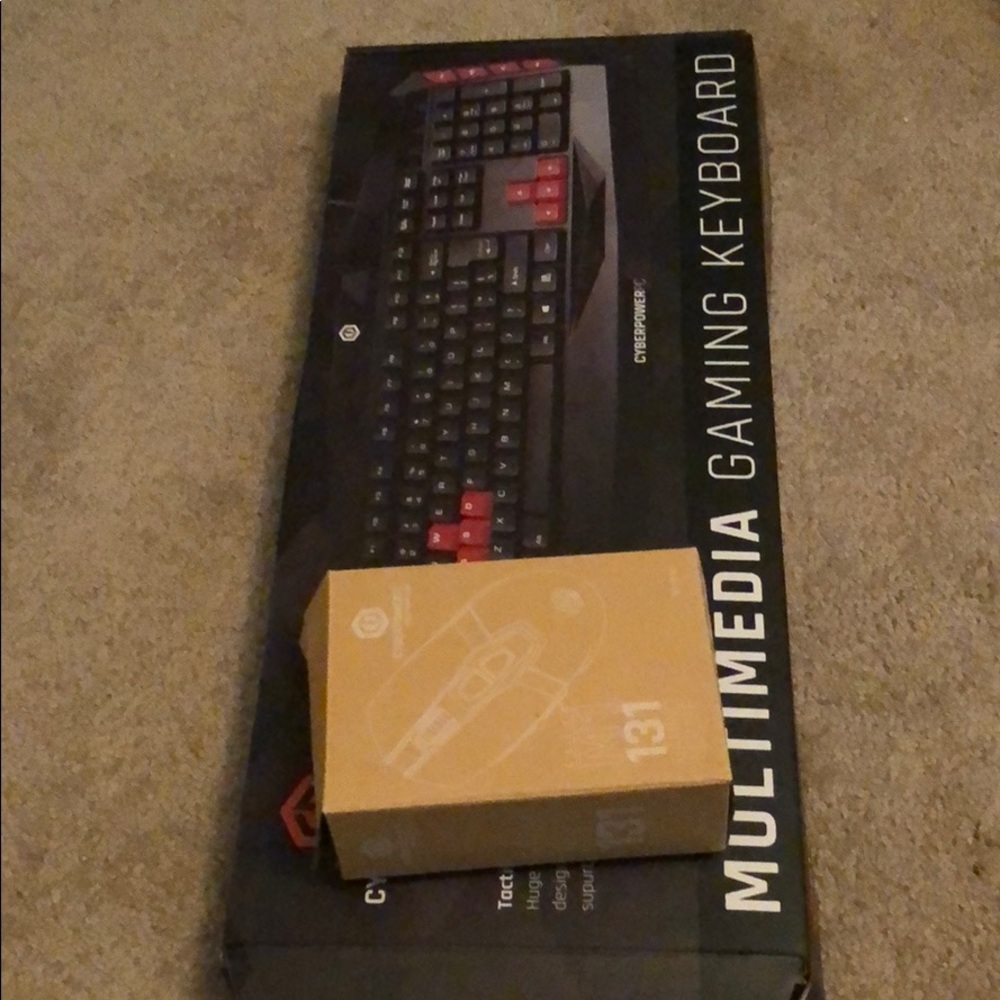Gaming mouse and keyboard